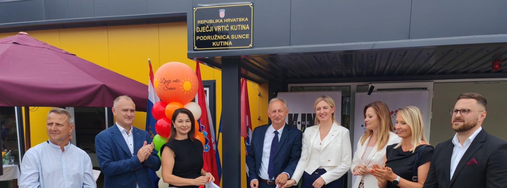 Kutina otvorila novi dječji vrtić Sunce – najveće ulaganje u predškolski odgoj u posljednjih 50 godina