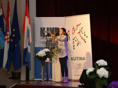 Zamjenica predsjednice Dječjeg gradskog vijeća Grada Kutine Mia Žutić