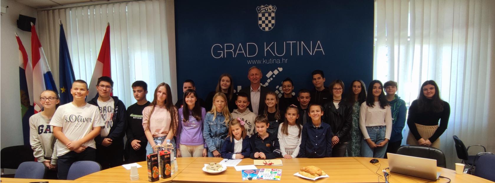 Prijam vrtićanaca, učenika osnovnih i srednjih škola i djece kutinskih udruga