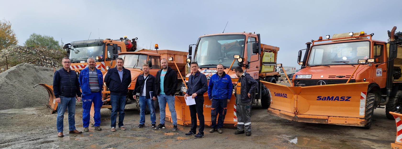 Pregled stanja i mogućnosti operativnog djelovanja izvođača radova na održavanju nerazvrstanih cesta na području Grad Kutine u zimskim uvjetima
