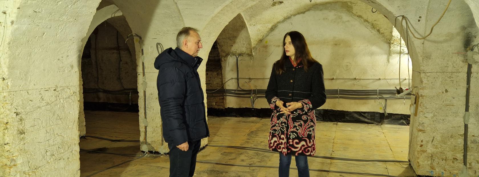 Nastavak radova adaptacije podrumskih prostorija Muzeja Moslavine Kutina