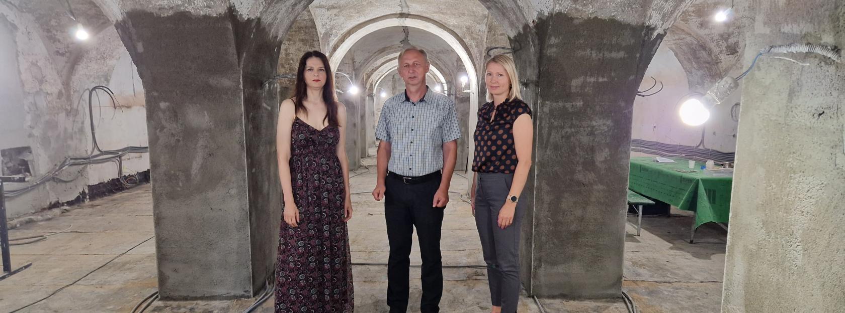 Nastavlja se uređenje podruma Muzeja Moslavine Kutina