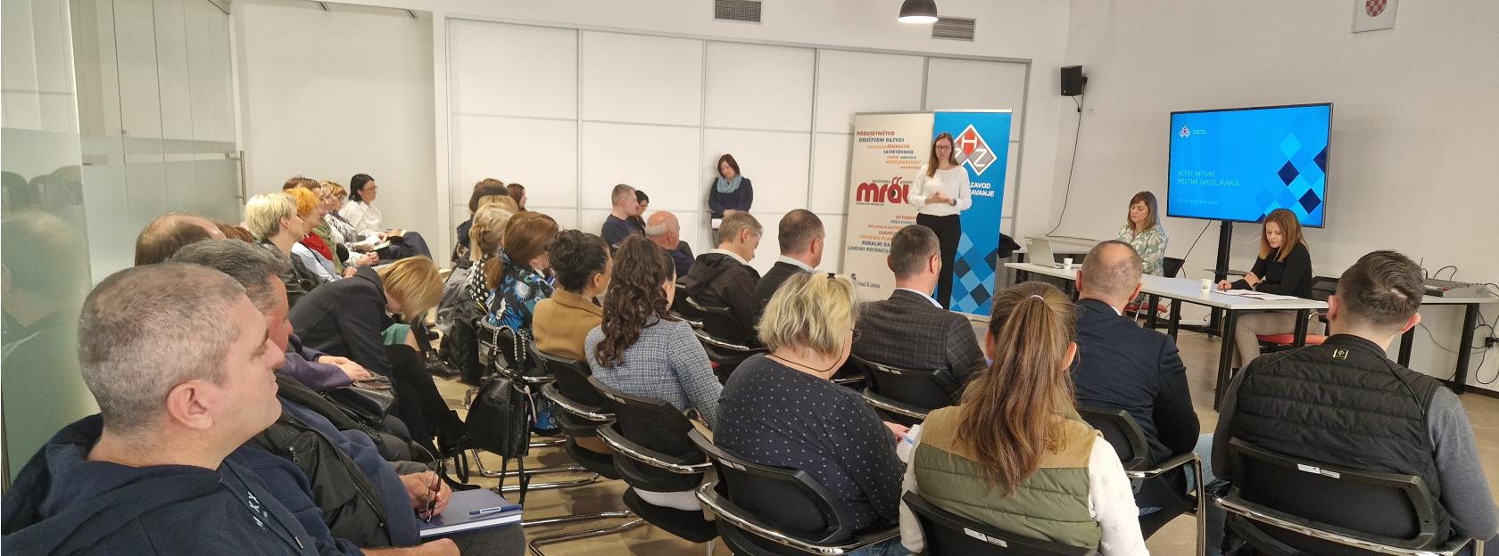 Predstavljene o Mjere aktivne politike zapošljavanja u 2024. od strane HZZ PU Kutina