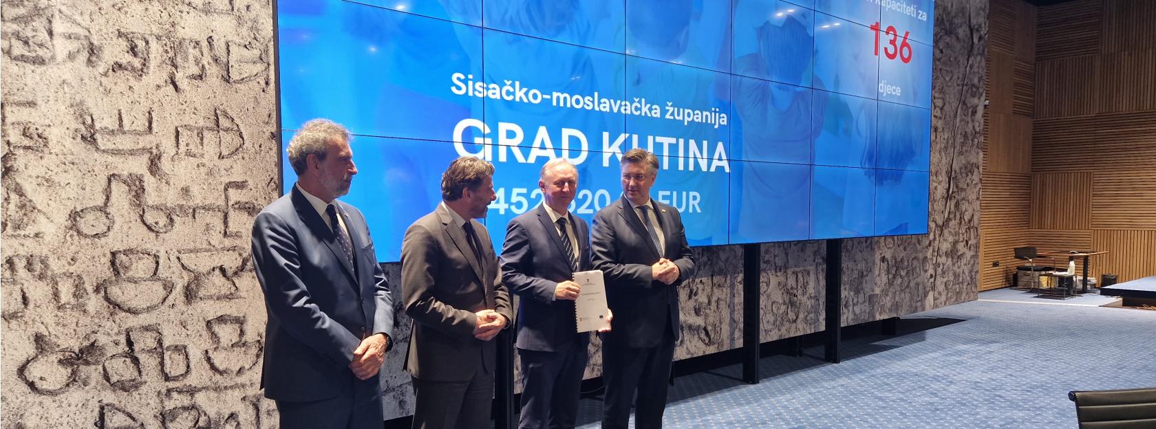 1,45  milijuna eura za kutinski dječji vrtić