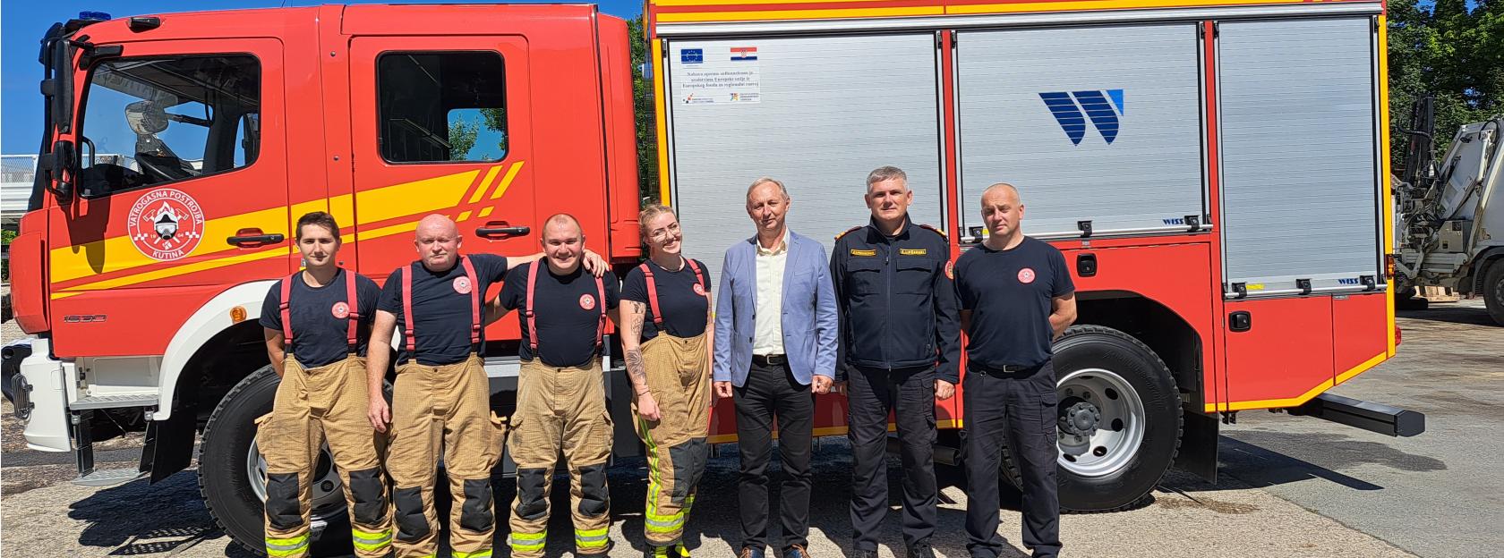 U gradskom komunalnom poduzeću Eko Moslavina provedena vatrogasna vježba spašavanja