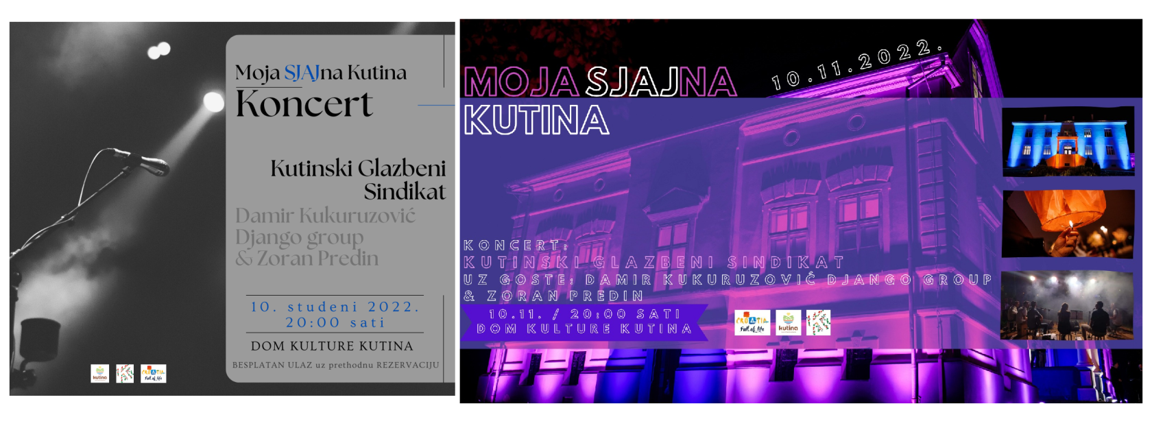 Koncert uz Dan Grada Kutine: KGS i Zoran Predin s Damir Kukuruzović Django bendom