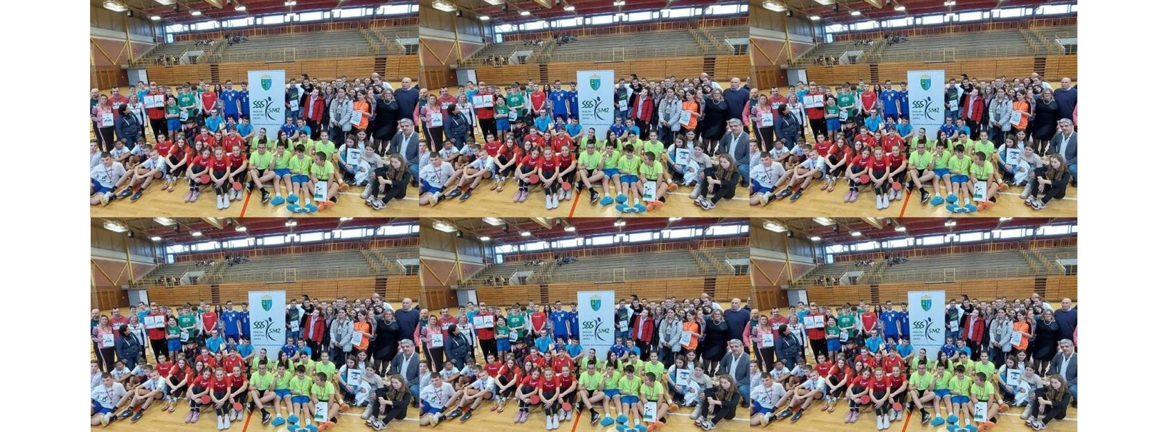 Dječaci iz OŠ Vladimira Vidrića osvojili 2.mjesto na Županijskom natjecanju u stolnom tenisu