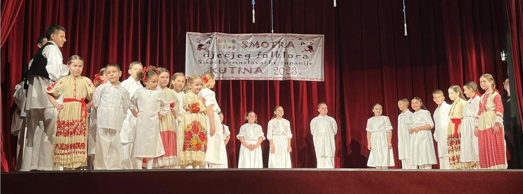 Održana Smotra dječjeg folklora Sisačko-moslavačke županije