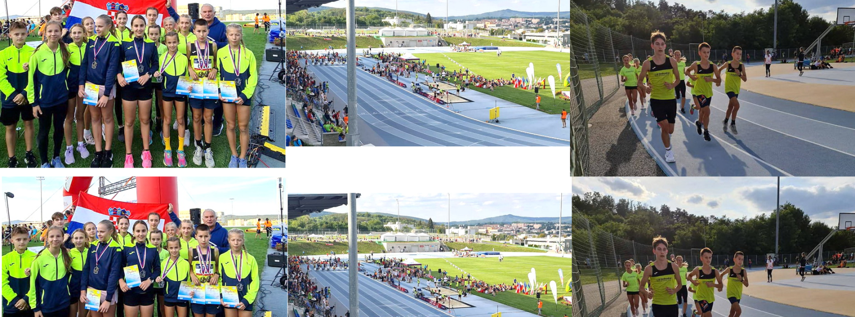 Atletičari AK Moslavine sa zlatnim i srebrnim medaljama iz Češke