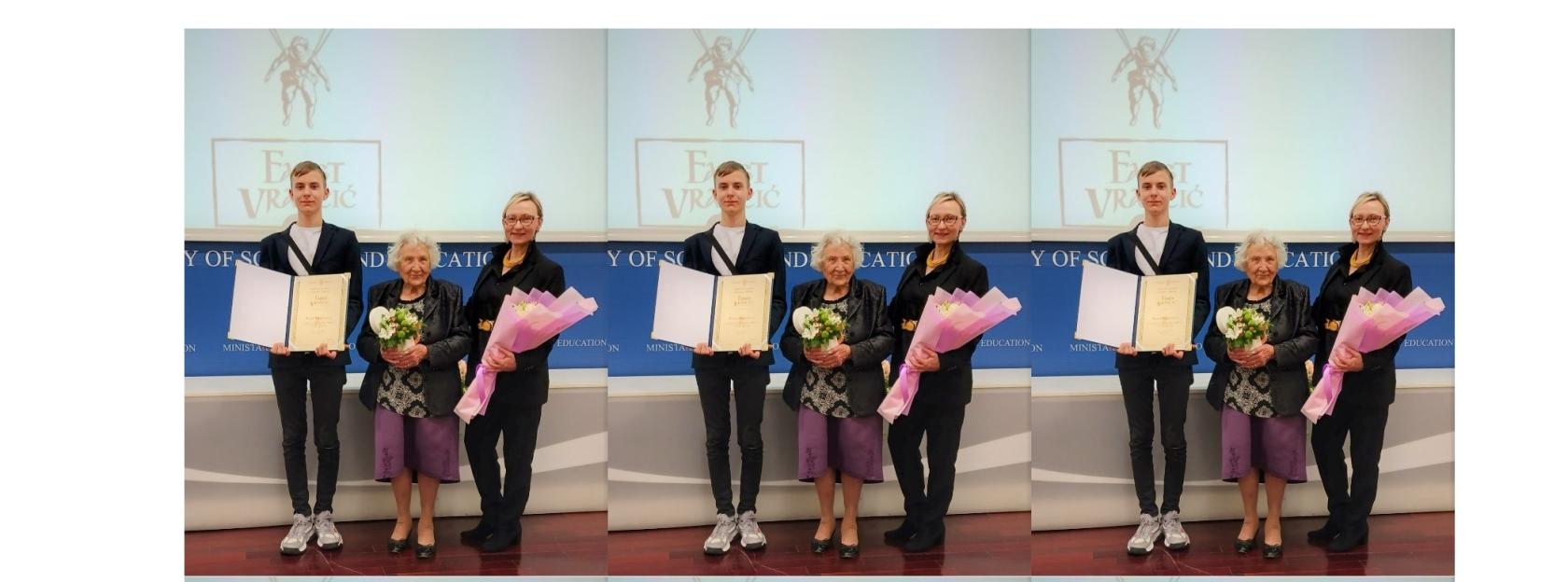 Marijana Kapetanović dobitnica državne nagrade Faust Vrančić