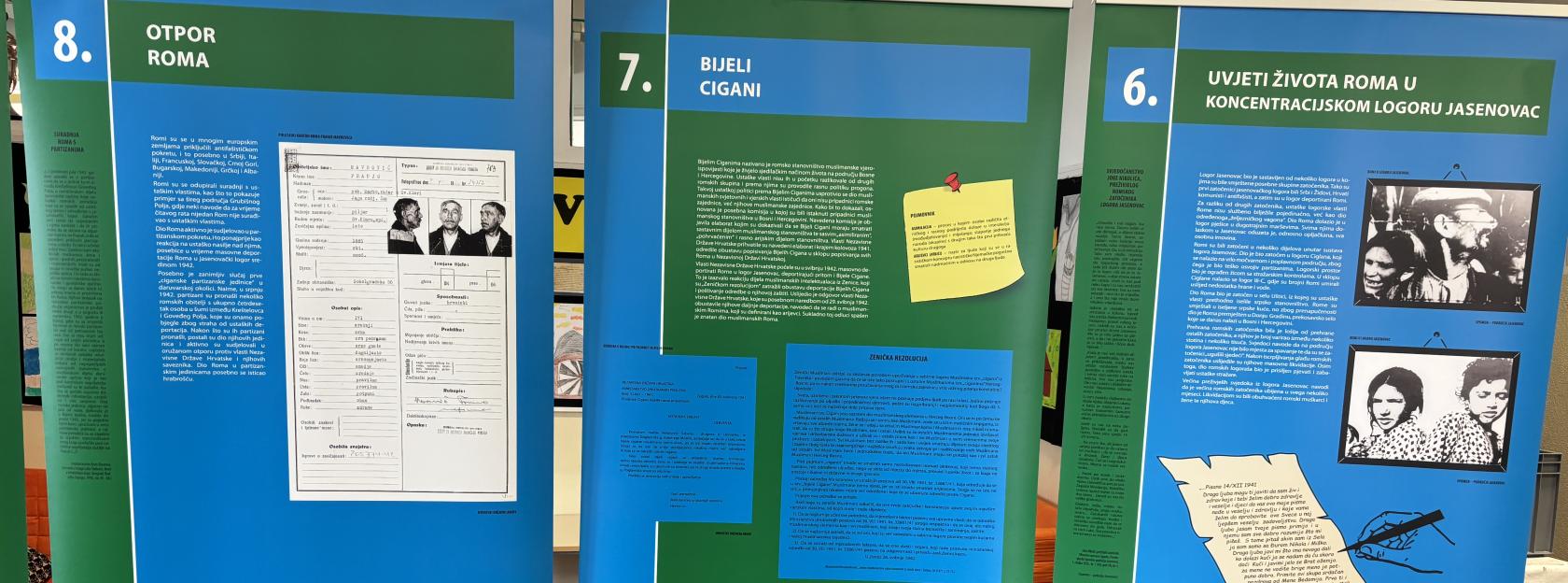 Obilježen Svjetski dan Roma u OŠ Mate Lovraka: Izložbom i predavanjem odana počast romskim žrtvama