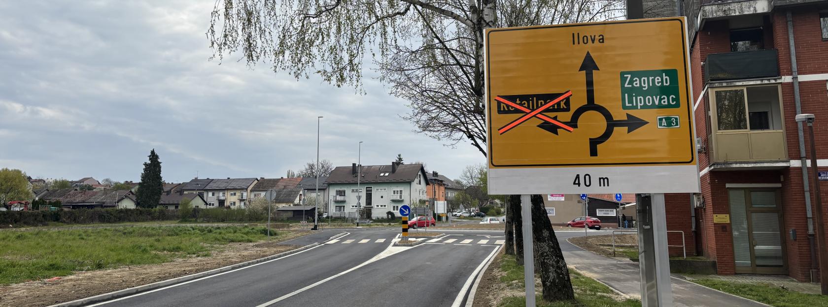 Kutina dobila novi kružni tok: Središte grada sigurnije i protočnije za sve sudionike u prometu