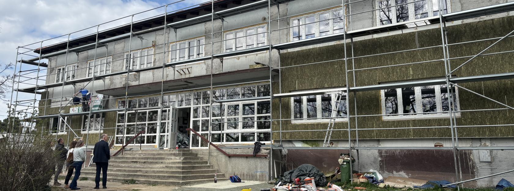 Energetska obnova zgrade udruga civilnog društva napreduje planiranom dinamikom