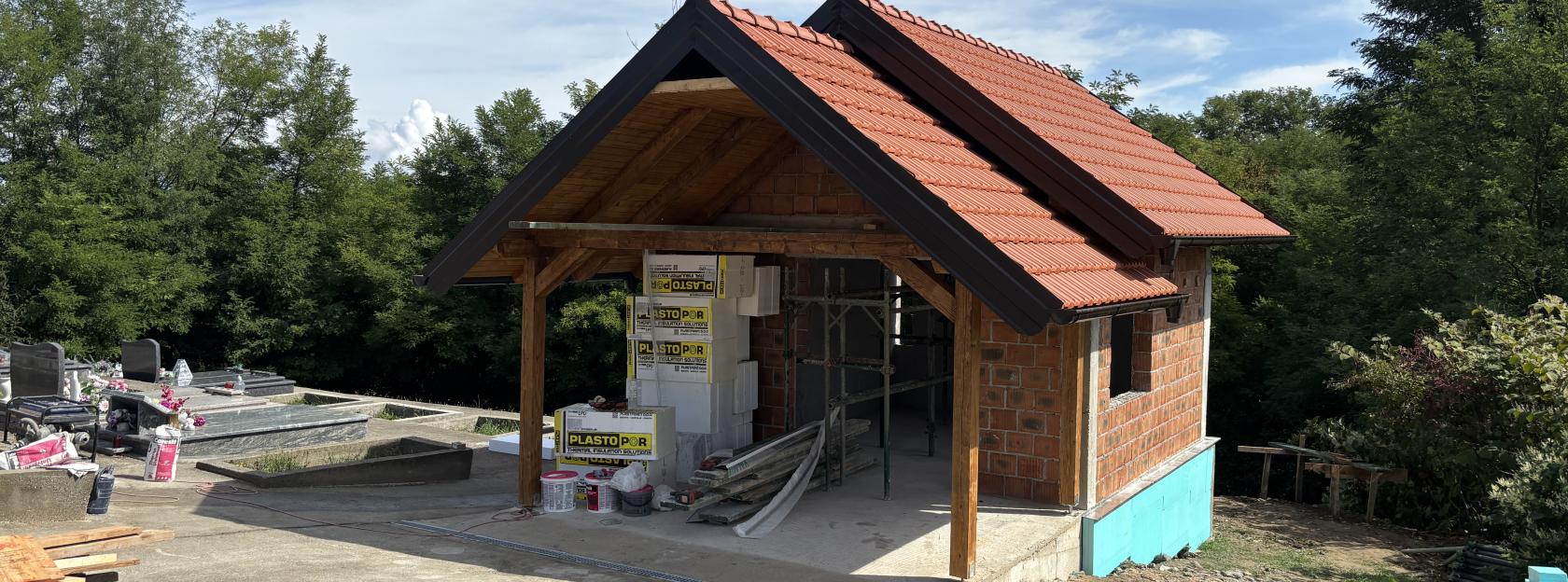 U tijeku završni radovi na prostoru za ispraćaj pokojnika u Kutinskoj Slatini