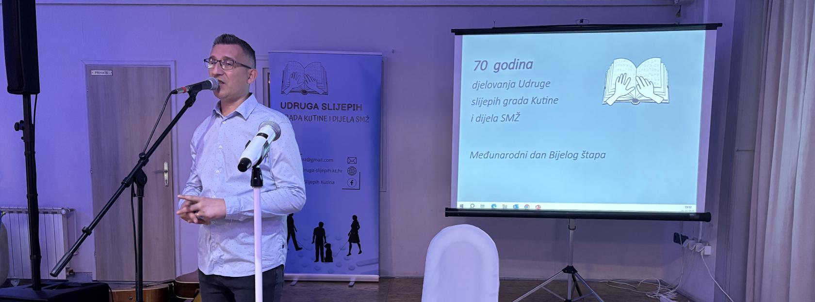 Udruga slijepih Grada Kutine obilježila 70 godina djelovanja i Međunarodni dan bijelog štapa