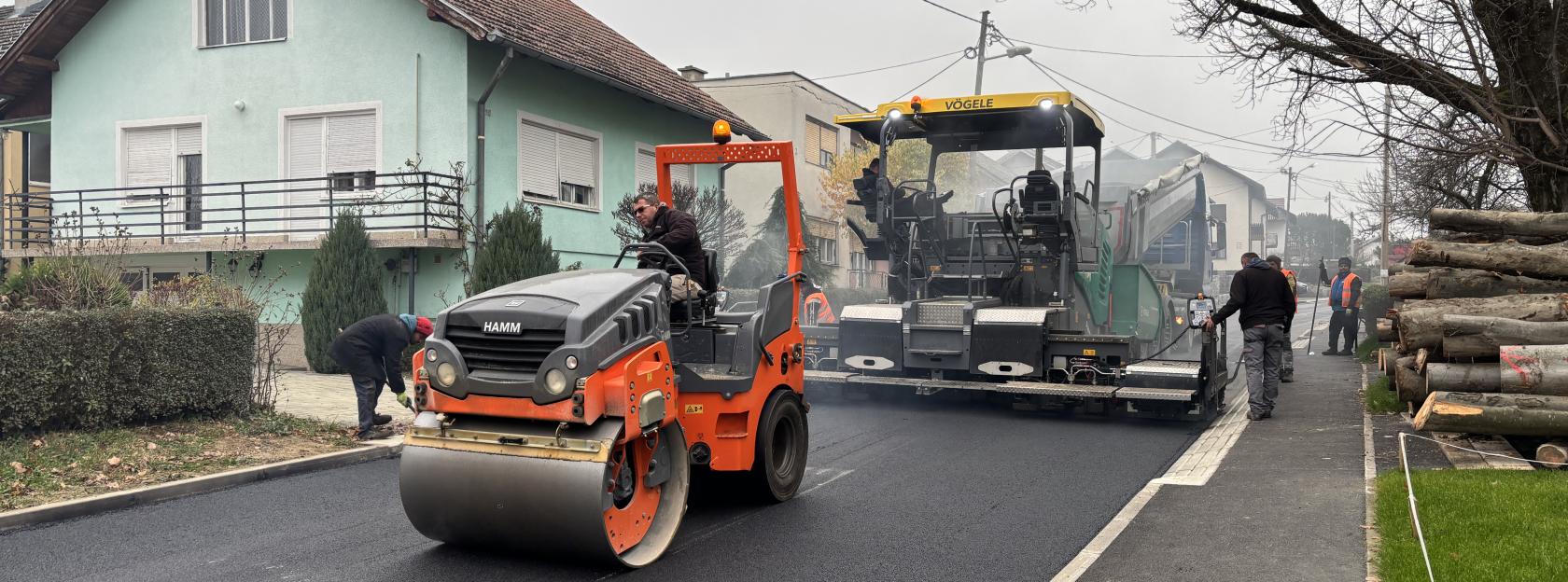 Završna faza rekonstrukcije Ulice Mije Stuparića: obilazak radova potvrdio ulazak projekta u završni tjedan