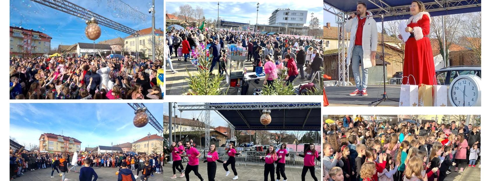 Najmlađi Kutinčani prvi ušli u novu godinu, na Dječjem dočeku