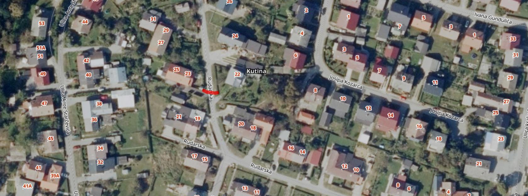 Nova obavijest o privremenom zatvaranju prometa - Dio Rudarske ulice u Kutini - 11.07.2025