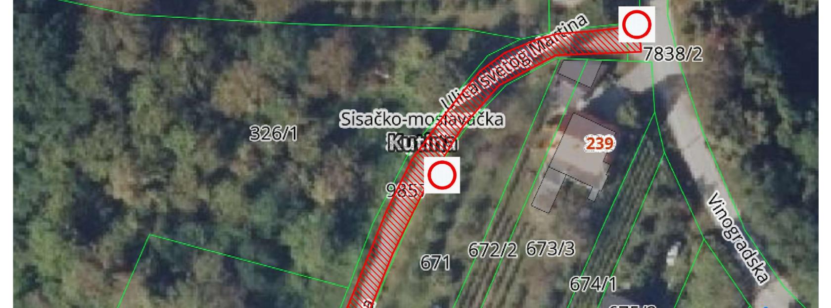 Obavijest o privremenom zatvaranju prometa