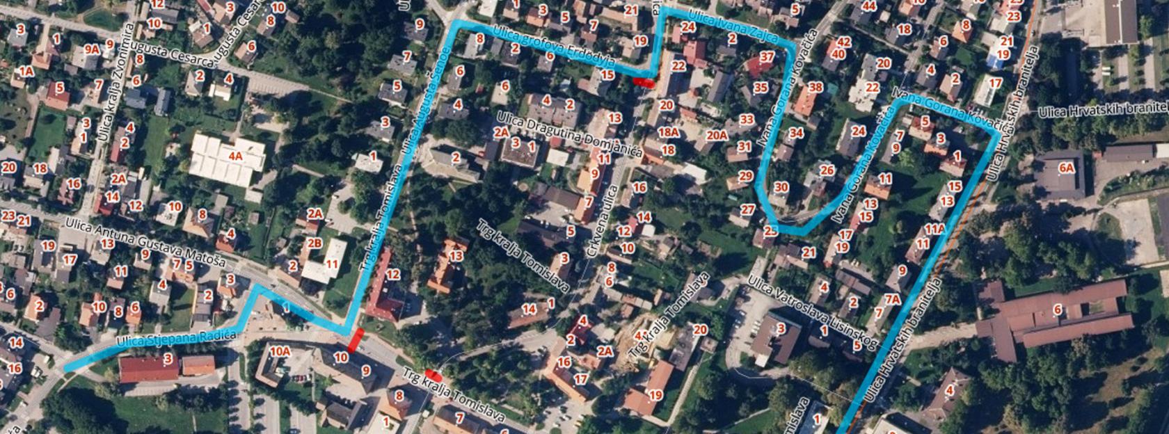 Obavijest o privremenom zatvaranju prometnica - Ljetna razbibriga 2025