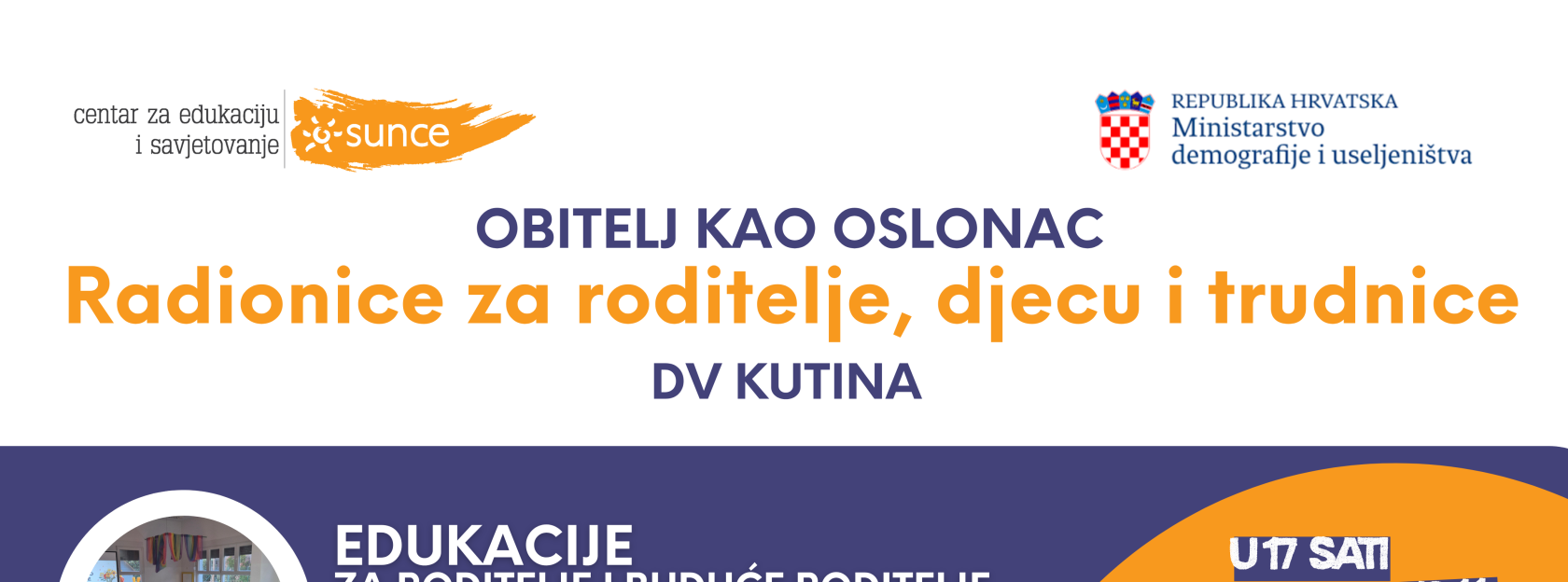 POZIV RODITELJIMA, BUDUĆIM RODITELJIMA I TRUDNICAMA!