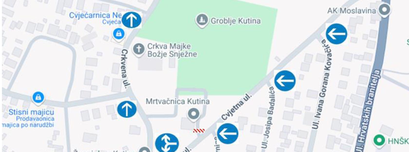 Obavijest – Privremena regulacija prometa povodom blagdana Svih svetih Obavijest – Privremena regulacija prometa povodom blagdana Svih svetih