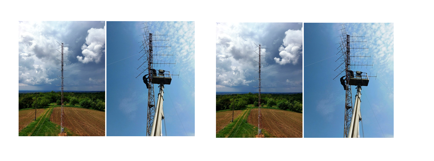 Antenski sistem na Betlehemu Radio kluba Kutina