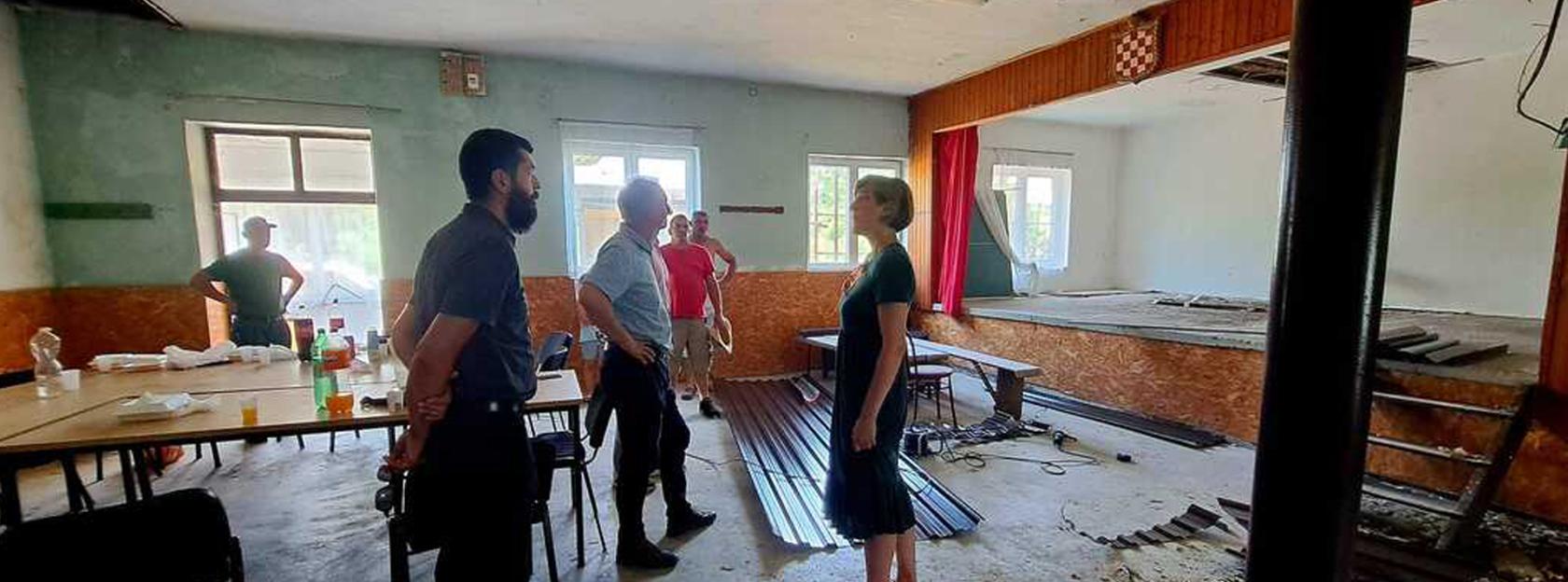 Obnova Društvenog doma u Zbjegovači