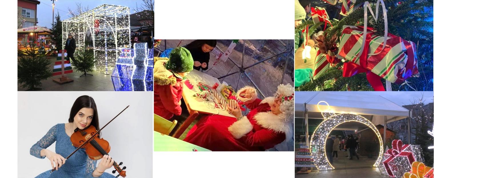 Zimska čarolija: Djed Božićnjak i glazbeni nastup Inge Potnar i Marka Javorskog