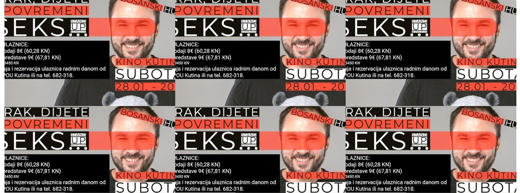 Stand up komedija „Brak, dijete i povremeni seks“