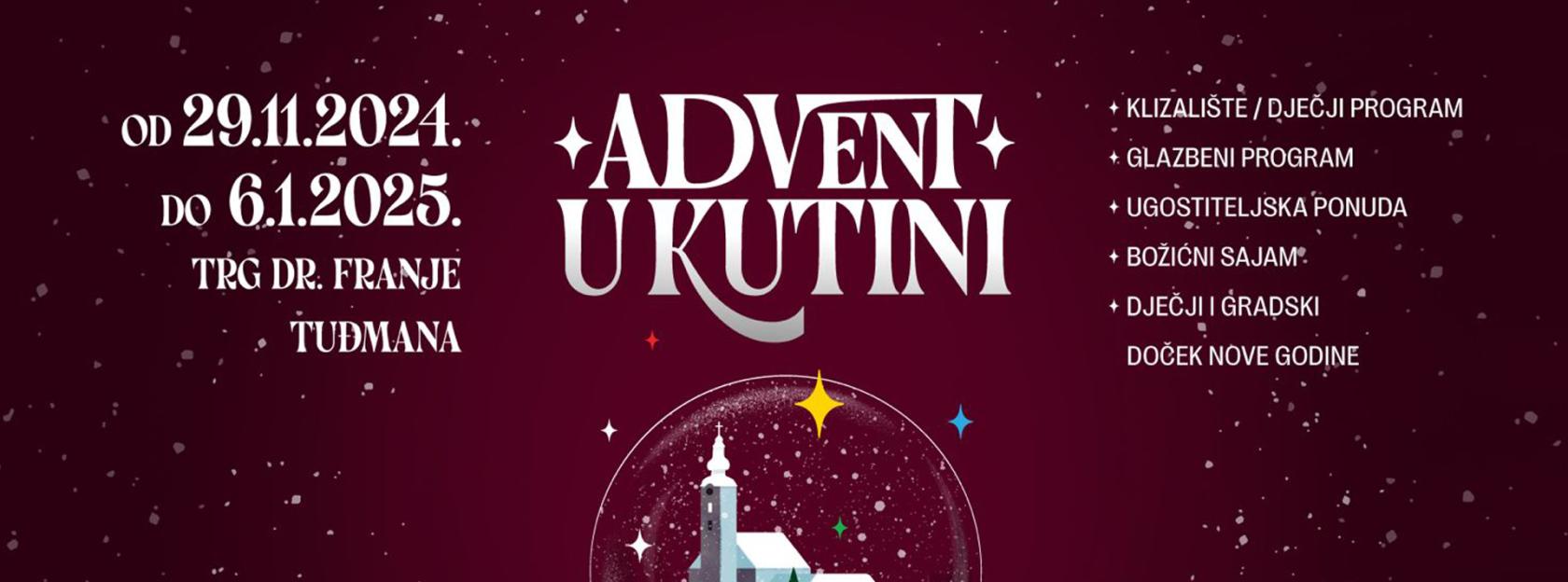 Advent u Kutini 2024. – Došašće ispunjeno božićnom čarolijom, tradicijom i zajedništvom
