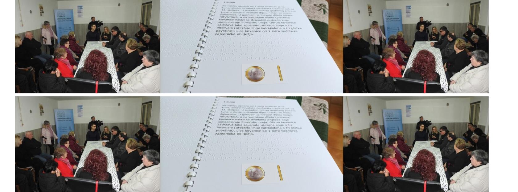 Radionica i predavanje Udruge slijepih Grada Kutine i dijela SMŽ