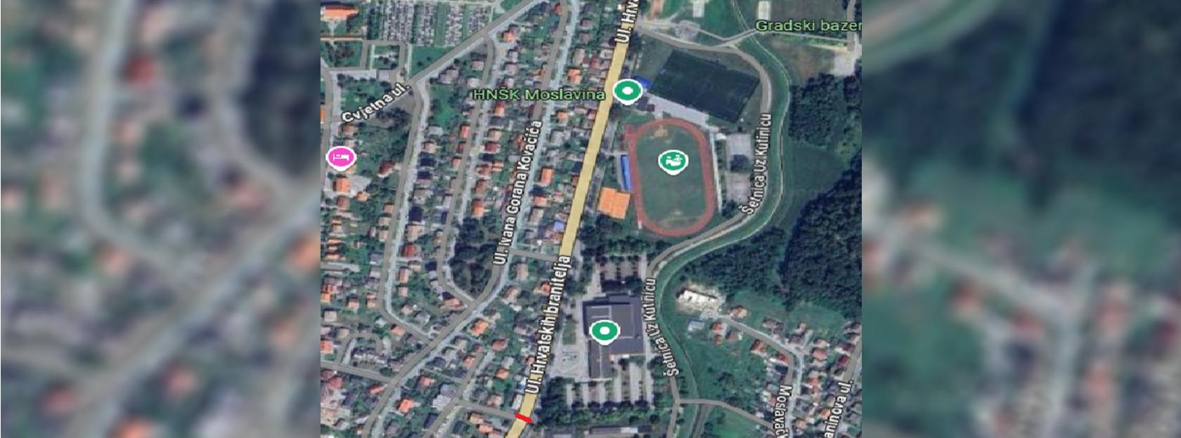 Obavijest o privremenoj regulaciji prometa u Ulici Hrvatskih branitelja u Kutini